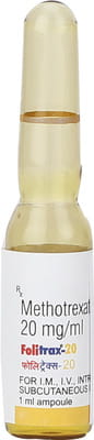 Folitrax 20mg Ampoule Of 1ml Injection