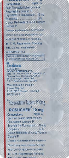 Rosuchek 10mg Tablet