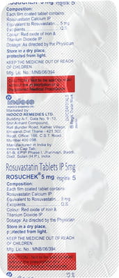 Rosuchek 5mg Tablet