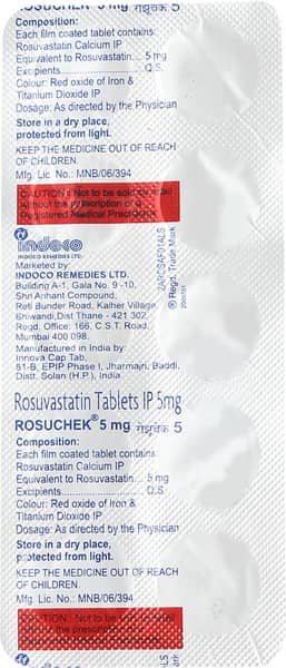 Rosuchek 5mg Tablet