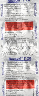 Rozavel F 20Mg Strip Of 10 Tablets