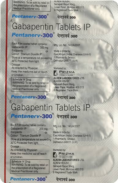 Pentanerv 300mg Strip Of 10 Tablets