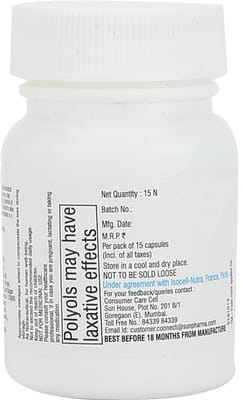 सोडॉक्स 15 कैप्सूल की बोतल