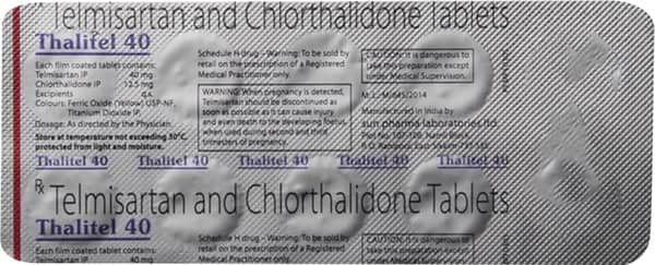 Thalitel 40mg Strip Of 10 Tablets