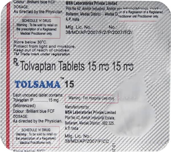 Tolsama 15mg Strip Of 4 Tablets