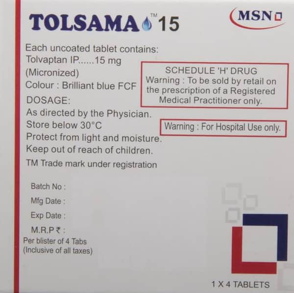 Tolsama 15mg Strip Of 4 Tablets