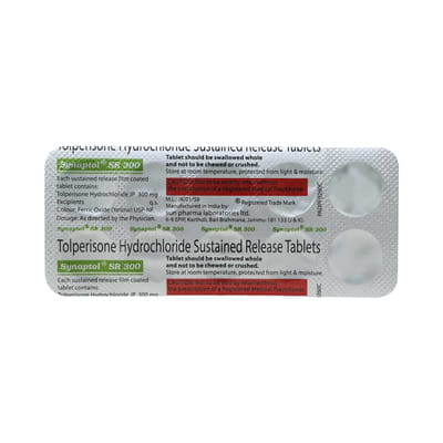 Synaptol Sr 300mg Strip Of 10 Tablets