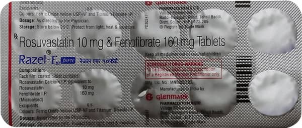 Razel F 10 Forte Strip Of 10 Tablets