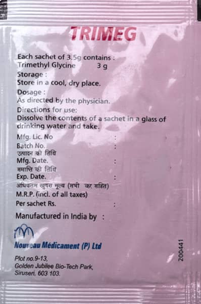 Trimeg Sachet Of 3.5gm Granules