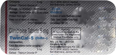 Twincal 5mg Strip Of 10 Tablets