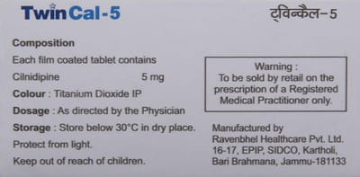 Twincal 5mg Strip Of 10 Tablets