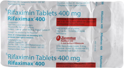 Rifaximax 400mg Strip Of 10 Tablets