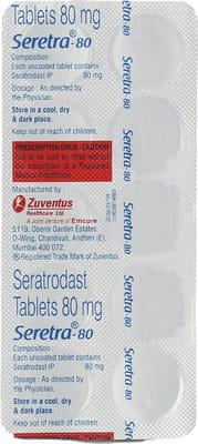 Seretra 80mg Strip Of 10 Tablets