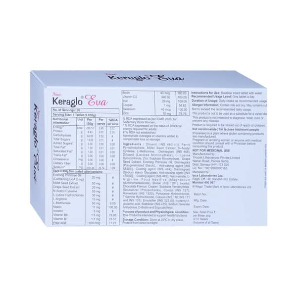 Keraglo Eva Strip Of 10 Tablets