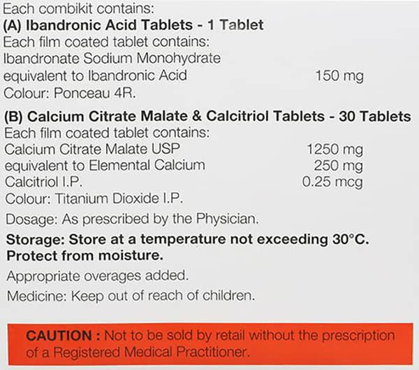 Rockbon Strip Of 30 Combikit Tablets
