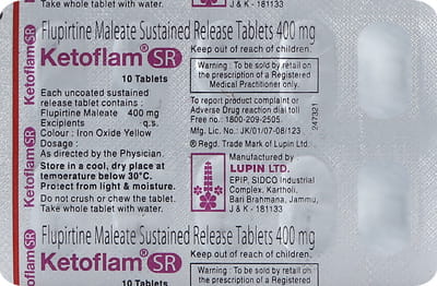 Ketoflam Sr Strip Of 10 Tablets