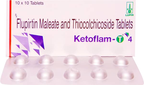 Ketoflam T 4mg Strip Of 10 Tablets