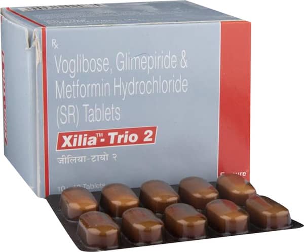 Xilia Trio 2Mg Strip Of 10 Tablets