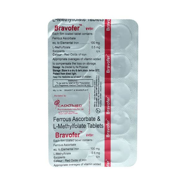 Bravofer Strip Of 10 Tablets