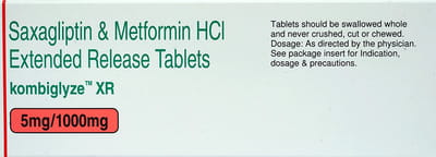 Kombiglyze Xr 5/1000mg Strip Of 7 Tablets