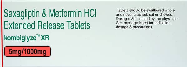 Kombiglyze Xr 5/1000mg Strip Of 7 Tablets