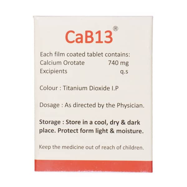 Cab 13 740Mg Strip Of 10 Tablets