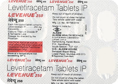 Levenue 250mg Strip Of 10 Tablets
