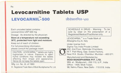 Levocarnil 500mg Tablet
