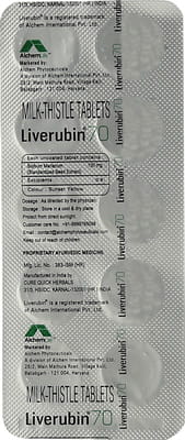 Liverubin 70mg Strip Of 10 Tablets