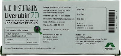Liverubin 70mg Strip Of 10 Tablets