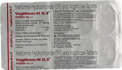 Voglikem M 0.3mg Strip Of 10 Tablets