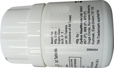 Zy Q 400mg Bottle Of 30 Tablets