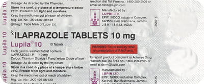 Lupila 10mg Strip Of 10 Tablets