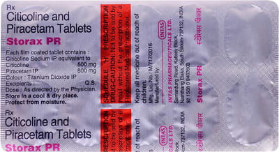 Storax Pr Strip Of 10 Tablets