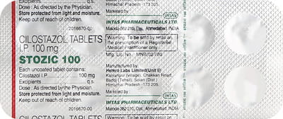 Stozic 100mg Strip Of 10 Tablets