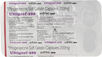 Ultigest 200mg Strip Of 10 Capsules