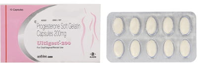 Ultigest 200mg Strip Of 10 Capsules