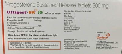 Ultigest Sr 200mg Tablet