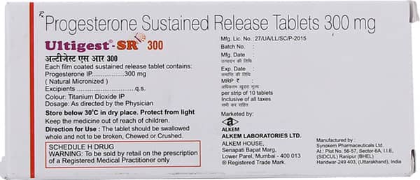 Ultigest Sr 300mg Tablet