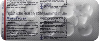 Matilda Pg Er Strip Of 10 Tablets