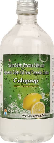 Coloprep Delicious Lemon Flavour Bottle Of 177ml Oral Solution (Pack Of 2)