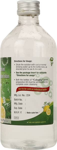 Coloprep Delicious Lemon Flavour Bottle Of 177ml Oral Solution (Pack Of 2)