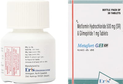 Metafort G 1mg Cp Bottle Of 30 Tablets