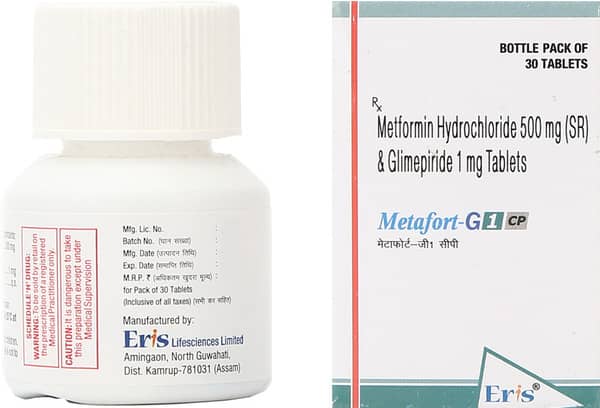 Metafort G 1mg Cp Bottle Of 30 Tablets