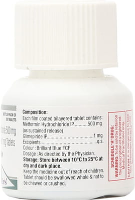 Metafort G 1mg Cp Bottle Of 30 Tablets