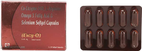 Enzy Q Strip Of 10 Capsules