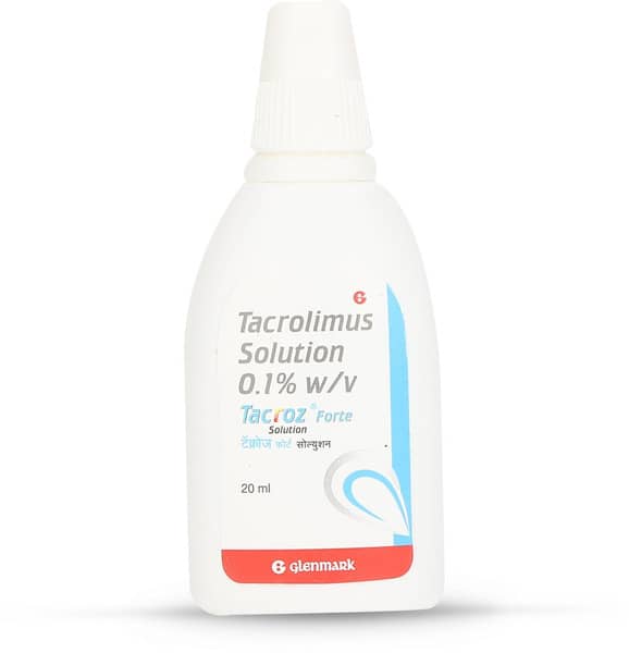 टैक्रोज़ फोर्टे 0.1% सोल्यूशन 20एमएल