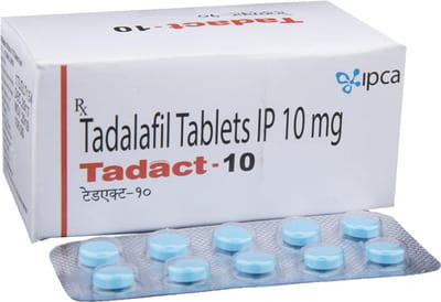 Tadact 10mg Strip Of 10 Tablets