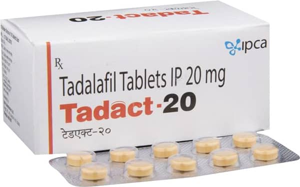 Tadact 20mg Strip Of 10 Tablets