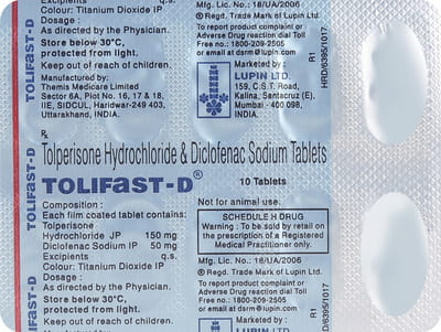 Tolifast D Strip Of 10 Tablets